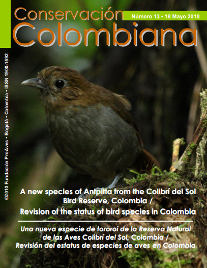 Revista Conservación Colombiana 13