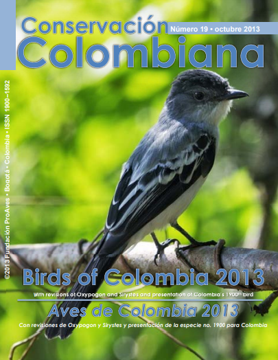 Revista Conservación Colombiana 19