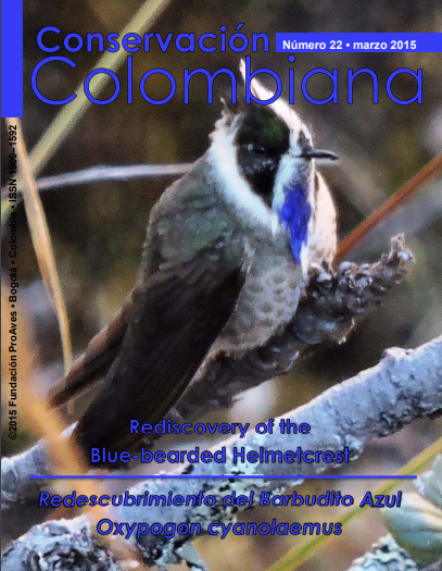 Revista Conservación Colombiana 22