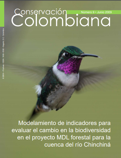 Revista Conservación Colombiana 9
